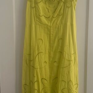 GAP Lemon Eyelet Dress